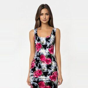 Joe & Elle Dress Size M Juniors floral tank lined
